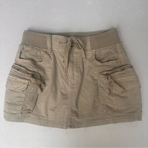 American Eagle Outfitters Beige Stretch Skirt